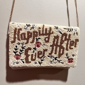 NWOT Happily Ever After Wedding/Bachelorette Crossbody by Francesca’s